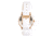Bertha Adaline Mother-Of-Pearl Leather-Band Watch, White, One Size, BTHBR8205