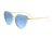 Bertha Aria Polarized Sunglasses, Gold Frame, Celeste Lens - Womens, BRSBR025PLX