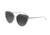 Bertha Aria Polarized Sunglasses, Silver Frame, Black Lens - Womens, BRSBR025PKX