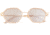 Bertha Ariana Polarized Sunglasses - Women's, Pink/Clear, One Size, BRSBR038CL
