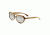 Bertha Brittany Single Vision Prescription Sunglasses, Honey/Black Frame, BRSBR005MCSV