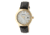 Bertha Eden Mother-Of-Pearl Leather-Band Watch w/Date, Gold/Black, Standard BTHBR6504