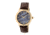 Bertha Eden Mother-Of-Pearl Leather-Band Watch w/Date, Gold/Dark Brown, Standard BTHBR6505