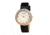 Bertha Jean Ladies Watch, Black Band, Silver Bezel, Mother of Pearl Dial, Gold Hand BTHBR3501