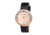 Bertha Jean Ladies Watch, Black Band, Silver Bezel, Rose Dial, Silver Hand BTHBR3503
