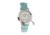 Ladies Hannah Watch,35mm,White Dial,Turquois Leather Strap