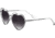 Bertha Lolita Handmade in Italy Sunglass - Womens, Silver, One Size, BRSIT111-2