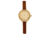 Bertha Madison Leather-Band Watch, Gold/Brown, Standard BTHBR6705