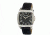 Bertha Opal Ladies Watch, Black Leather Band, Silver Bezel, Black Analog Dial, Multicolor Hand BTHBR302