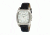 Bertha Opal Ladies Watch, Black Leather Band, Silver Bezel, White Analog Dial, Multicolor Hand BTHBR303