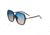 Bertha Priscilla Polarized Sunglasses - Womens, Black Frame, Blue-Pink Lens, Black/Blue-Pink, One Size, BRSBR055C1