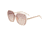 Bertha Priscilla Polarized Sunglasses - Womens, Pink Frame, Pink Lens, Pink/Pink, One Size, BRSBR055C4