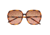 Bertha Priscilla Polarized Sunglasses - Womens, Tortoise Frame, Pink Lens, Tortoise/Pink, One Size, BRSBR055C3