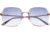 Bertha Renata Sunglass - Womens, Rose Gold/Purple, One Size, BRSBR046GP