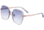 Bertha Renata Sunglass - Womens, Rose Gold/Purple, One Size, BRSBR046GP