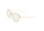 Bertha Scarlett Polarized Sunglasses, Gold/Gold, One Size, BRSBR027GD