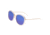 Bertha Scarlett Polarized Sunglasses, Rose Gold/Blue, One Size, BRSBR027BL