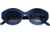 Bertha Severine Handmade in Italy Sunglass - Womens, Navy, One Size, BRSIT100-3