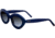 Bertha Severine Handmade in Italy Sunglass - Womens, Navy, One Size, BRSIT100-3