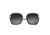Bertha Teagan Polarized Sunglasses, Black/Silver, One Size, BRSBR033SL