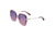 Bertha Teagan Polarized Sunglasses, Grey/Black, One Size, BRSBR033PU