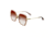 Bertha Teagan Polarized Sunglasses, Pink/Brown, One Size, BRSBR033BN