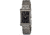 Bertha Vera Ladies Watch, Silver Metal Band, Silver Bezel, Black Analog Dial, Silver Hand, 12 Stones BTHBR601