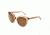 Bertha Violet Polarized Sunglasses, Rose / Brown BRSBR012G