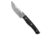 Bestech Knives Bestech Knives Heidi Blacksmith#2 Fixed Blade Knife Carbon Fiber 3.9" Satin, Black, CPM S35VN, adult, BHQ-179710