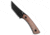 Bestech Knives Bestech Knives Step Fixed Blade Knife Brown Micarta 3.2" Black Stonewash, Brown, D2, adult, BHQ-214243