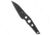 Bestech Knives Bestech Knives VK-CORE Fixed Blade Knife Black Steel 3.2" Black SW BFK05B, Black, Sandvik 14C28N, adult, BHQ-195702