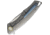Bestech Knives DOLPHIN Framelock Gray Folding Knife, 3.75in Stonewash Cpm S35Vn SS Drop Point, Gray Titanium Handle, Pocket Clip, Black Nylon Zippered Storage Case, Gray, BT1707C