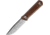 Bestech Knives Hedron Fixed Blade Micarta Knife, 3.75 stonewash finish D2 tool steel blade, Bronze micarta handle, BFK02D