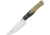 Bestech Knives HEIDI Fixed Blade Beige Knife, 3.13 satin finish D2 tool steel blade, Black and tan G10 handle, BFK01B