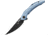 Bestech Knives Marukka Framelock Blue Folding Knife, 3.63 black stonewash finish Bohler M390 stainless, Blue titanium handle, BT2002B
