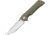 Bestech Knives Paladin Linerlock Beige Folding Knife, 3.75in D2 Tool Steel Drop Point, Beige G10 Handle, Pocket Clip, Satin And Stonewash Blade, Beige, BG13B-1