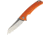 Bestech Knives TEXEL Linerlock Orange Folding Knife, 3.25 D2 tool steel gray titanium coated and satin, Orange G10 handle, BG21D-2
