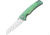 Bestech Knives TEXEL Linerlock Transparent Folding Knife, 3.25 D2 tool steel blade, Jade G10 handle, BG21B-1