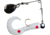 Betts Spin Curl Tail Lure, White/Red Dot, 1/4oz, 4in, 025CT-35N