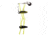 Betts Spin Grunts Grub Lure, Black/Yellow Stripes, 1/16oz, 1 1/4in, 022GRRL-24N