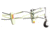 Betts Spin Grunts Grub Lure, White Coachdog, 1/32oz, 1in, 021GRRL-42N