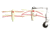 Betts Spin Grunts Grub Lure, White/Red Dot, 1/32oz, 1in, 021GRRL-35N