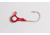 Betts Spin Jighead, 1/32 oz, Red/White Eye, 10/Pack, 721-10-63