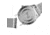 Bia Suffragette Watches, Pink Dial, Ss Mesh Bracelet, Steel, One Size, B1015