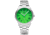 Bia Suffragette Watches, Green Dial, Steel Link Bracelet, Steel, One Size, B1005