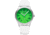 Bia Suffragette Watches, Green Dial, White Strap, Steel, One Size, B1007