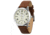 Bia Suffragette Watches, Ivory Dial, Brown Strap, Steel, One Size, B1020