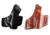 Bianchi 5 Black Widow Holster, Black, Tan