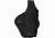 Bianchi 7500 AccuMold Paddle Holster, Black, Right Hand - Kahr K9, S&amp;W CS9 &amp; Similar - 19848 