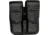 Bianchi 7902 Double Mag Pouch - Plain Black, Brass 22196